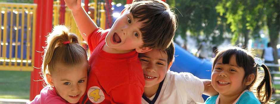 kids having fun at park